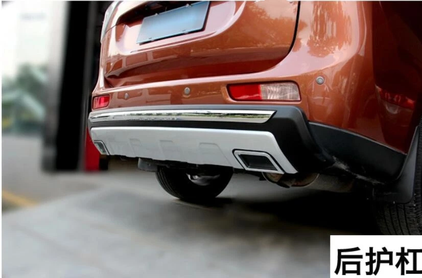 Высококачественный Стайлинг автомобиля пластиковая защита переднего и заднего