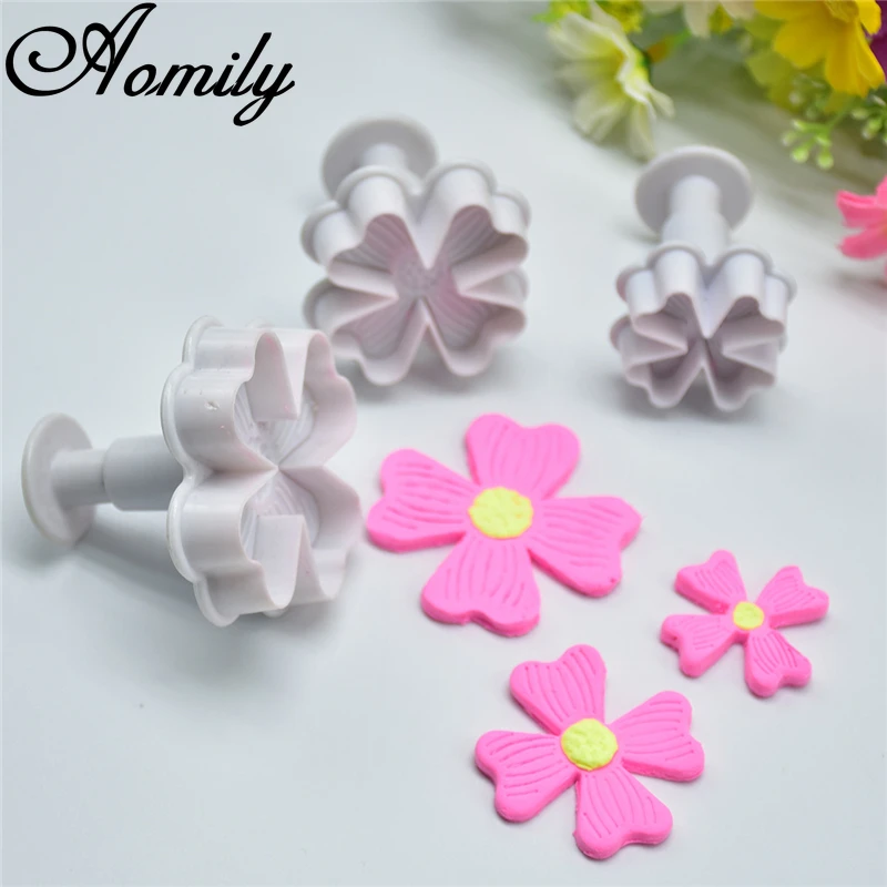 Форма для печенья Amoliy в форме клевера бисквит Фондант сделай сам резак кухонные