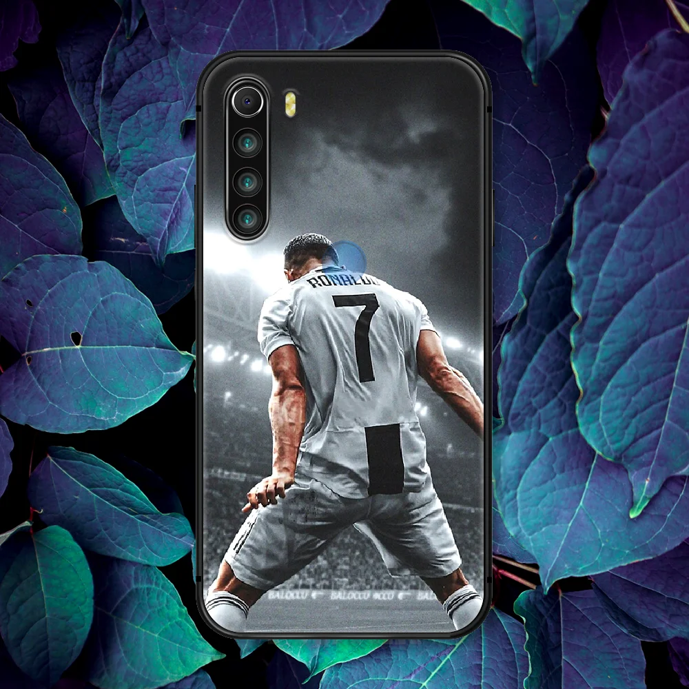 

Cristiano Ronaldo Soccer Football 7 Phone Case For Xiaomi Redmi Note 7 8 8T 9 9S 4X 7 7A 9A K30 Pro Ultra black Bumper Painting