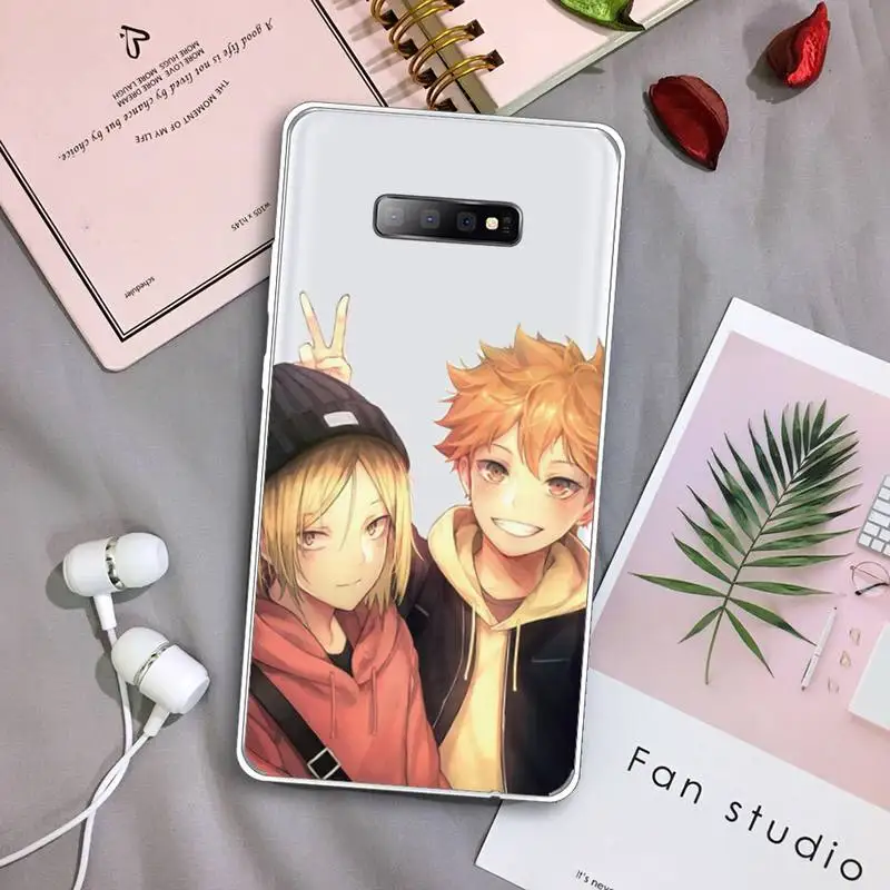 

Kenma Kozume Of Haikyuu anime manga Phone Case Transparent For Samsung Galaxy S A 5 7 8 9 2015 20 edge plus 10 e lite 2019