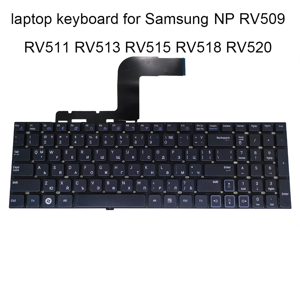 

Bulgarian replacement keyboards for Samsung NP RV509 RV511 RV513 RV515 RV518 NP-RV520 BA59-02941K laptop keyboard V123060BS1 BG