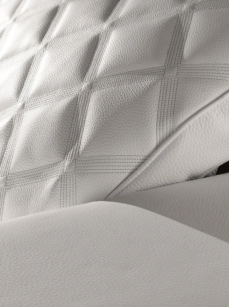 Современная мебель для гостиной Роскошный итальянский дизайн кожаный диван |