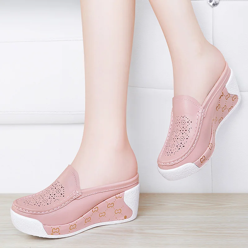 

Summer Fashion All-Match Slippers Baotou Half Drag Women's Shoes
