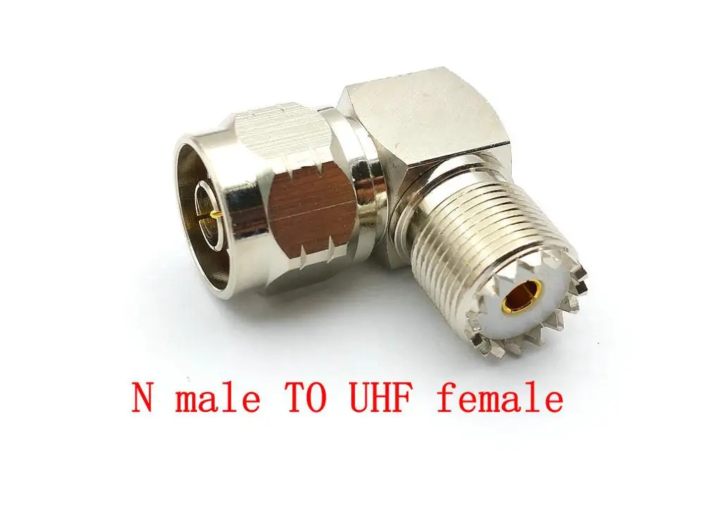 Штекер N/гнездо UHF/гнездо BNC/Гнездо N прямоугольный RF-разъем 1 шт.