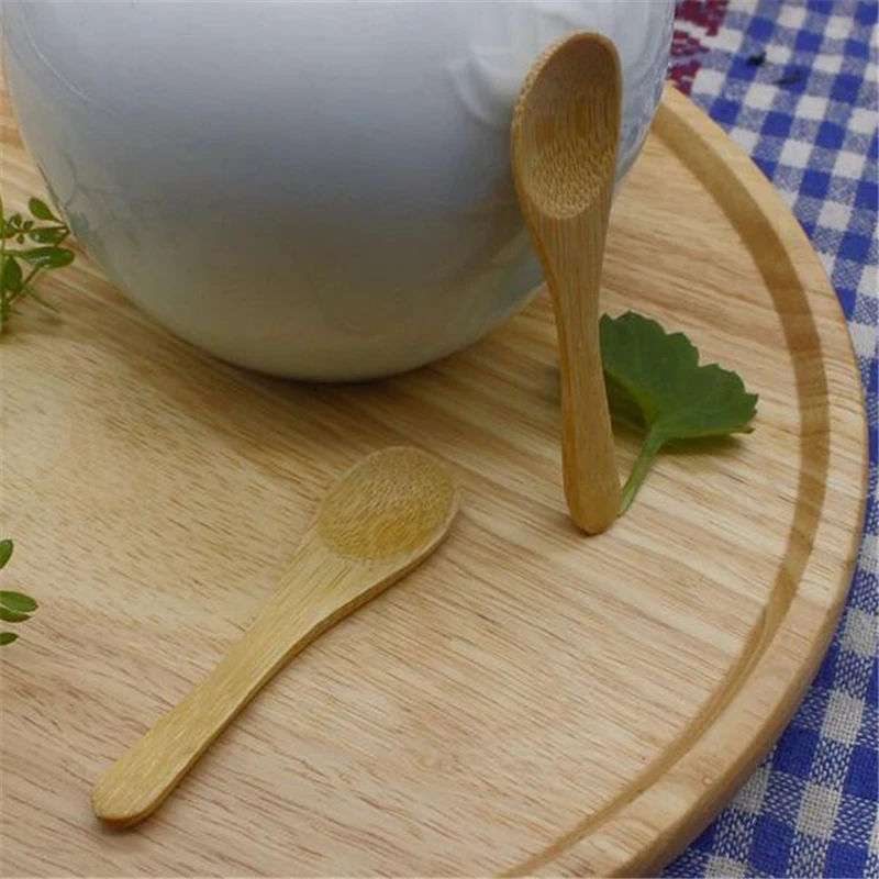 100 шт. детские бамбуковые ложки | Дом и сад