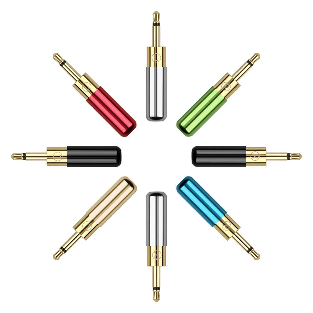

6pair HD700 2.5mm Color Plugs Jack 2.5 Mono Copper Headphone Plug Gold Soldering Audio Connector For HD700 HE400i HE1000 Headset