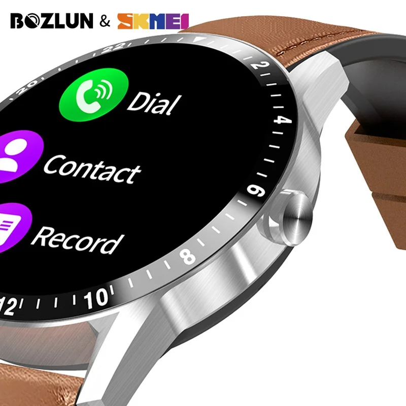 Смарт-часы Bozlun S1 с сенсорным экраном Bluetooth пульсометром и тонометром | Наручные