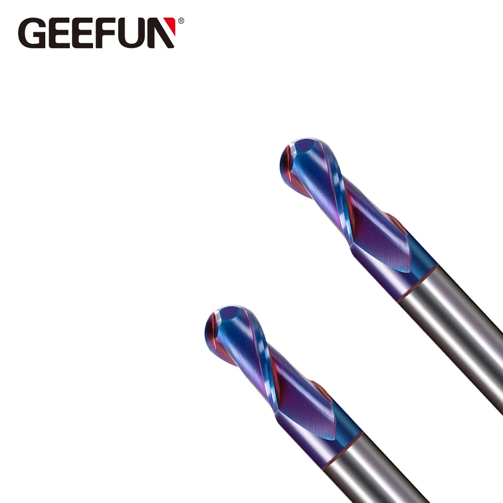 5 шт. твердосплавные шариковые концевые фрезы с хвостовиком 3/4 мм фреза 2