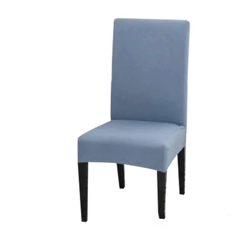 

Anti-dirty Chair Covers Spandex Elastic Chair Cover Solid Color Conjoined Minimalist Hotel Restaurant Home