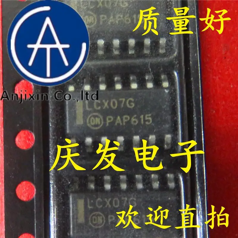 

10pcs 100% orginal new in stock MC74LCX07DR2G LCX07G SOP14