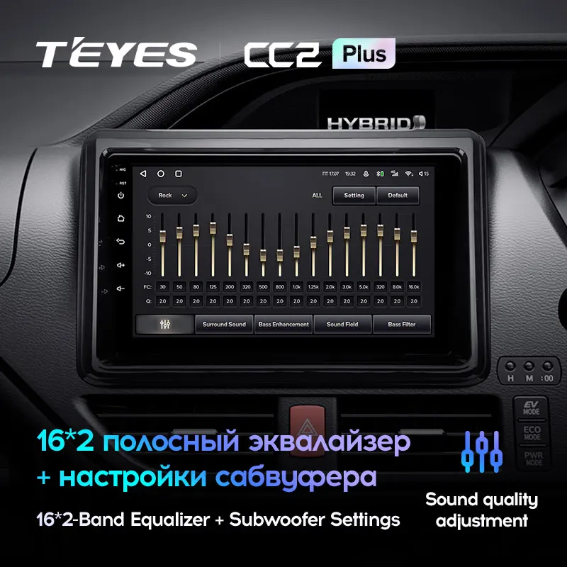 TEYES CC2L и CC2 Plus Штатная магнитола For Тойота Ноах R80 Toyota Noah 2014 - 2020 Android до 8-ЯДЕР 6 + 128ГБ