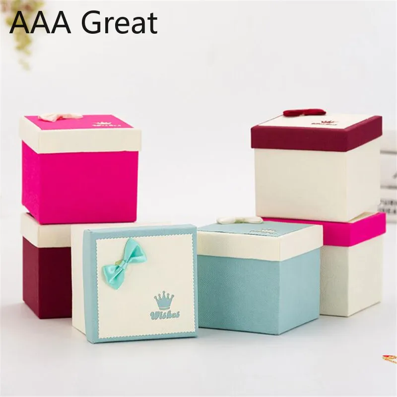 10 шт./лот коробки конфет в Корейском стиле рождественские подарки детские серьги