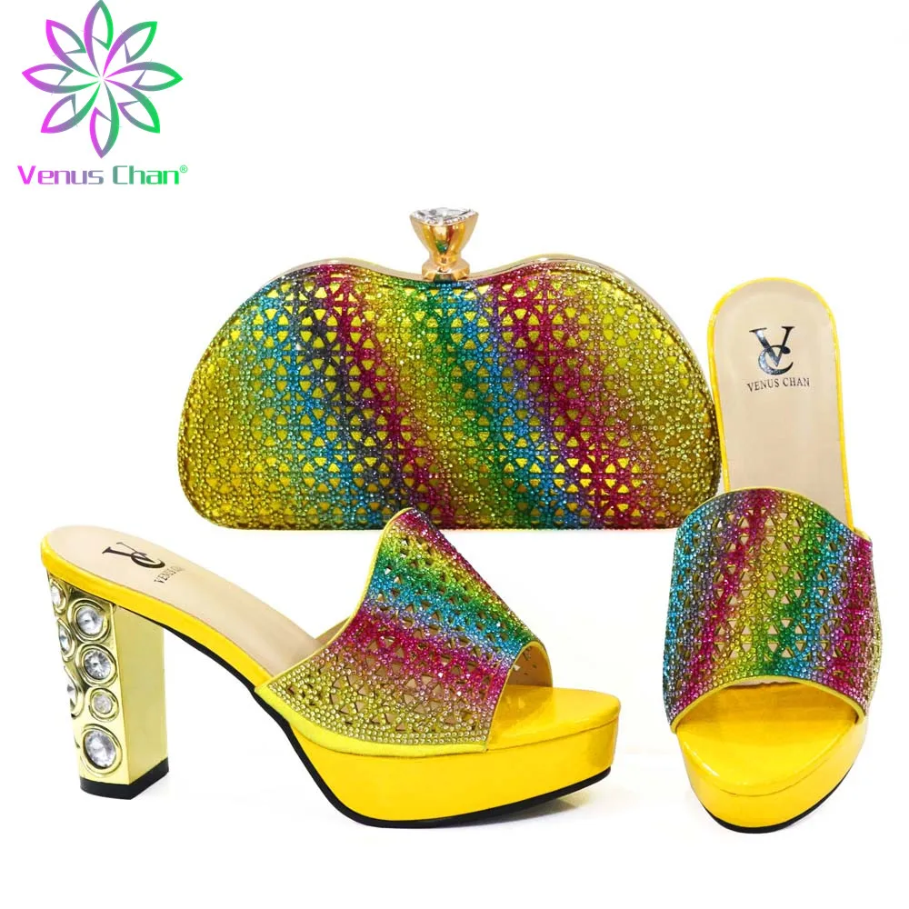 

New Fashion Shoes and Bag for Party Wedding Italian Shoes and Bags To Match Ladies Shoes and Sandals African Shoes and Bag Set