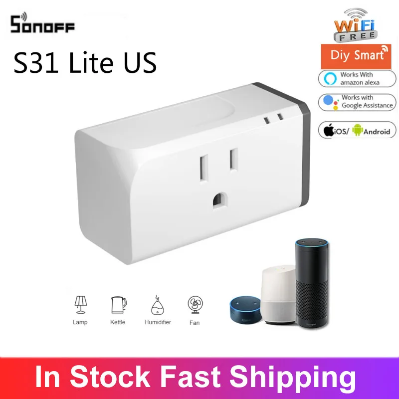 Умная розетка SONOFF S31 Lite ZB US Zigbee с 15A пультом дистанционного управления BASICZBR3 умный