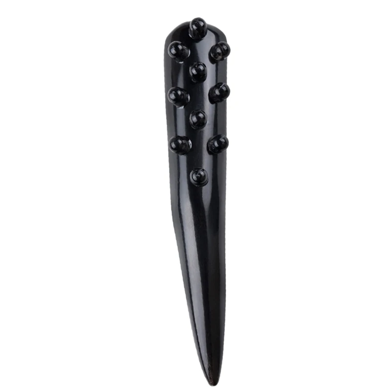 

Triger Point Massage Tool Massaging Scraping Massage Tool Acupuncture Therapy Treatment Stick(Black)