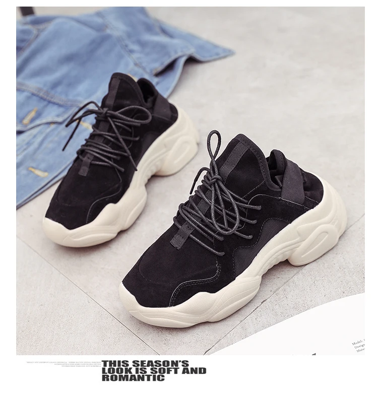 Новые туфли в повседневном стиле Женские корейские кроссовки wild Женская