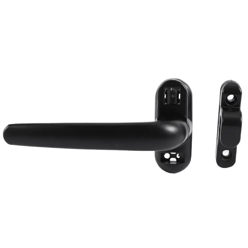

Door and Window Handle Lock Casement Window Lock Wheel Handle Black