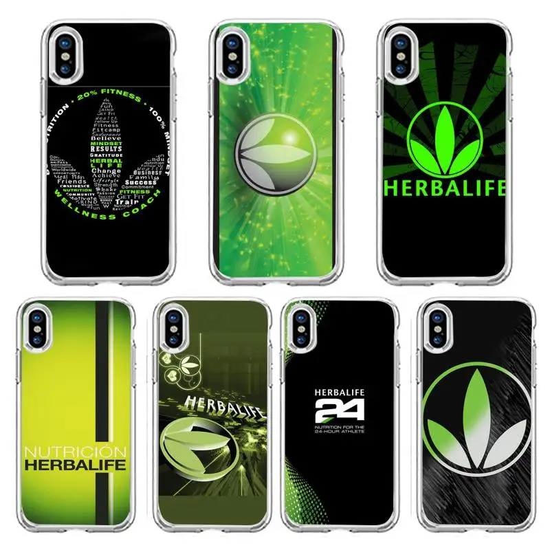 

herbalife Phone Case Transparent soft For iphone 13 12 11 8 7 plus mini x xs xr pro max