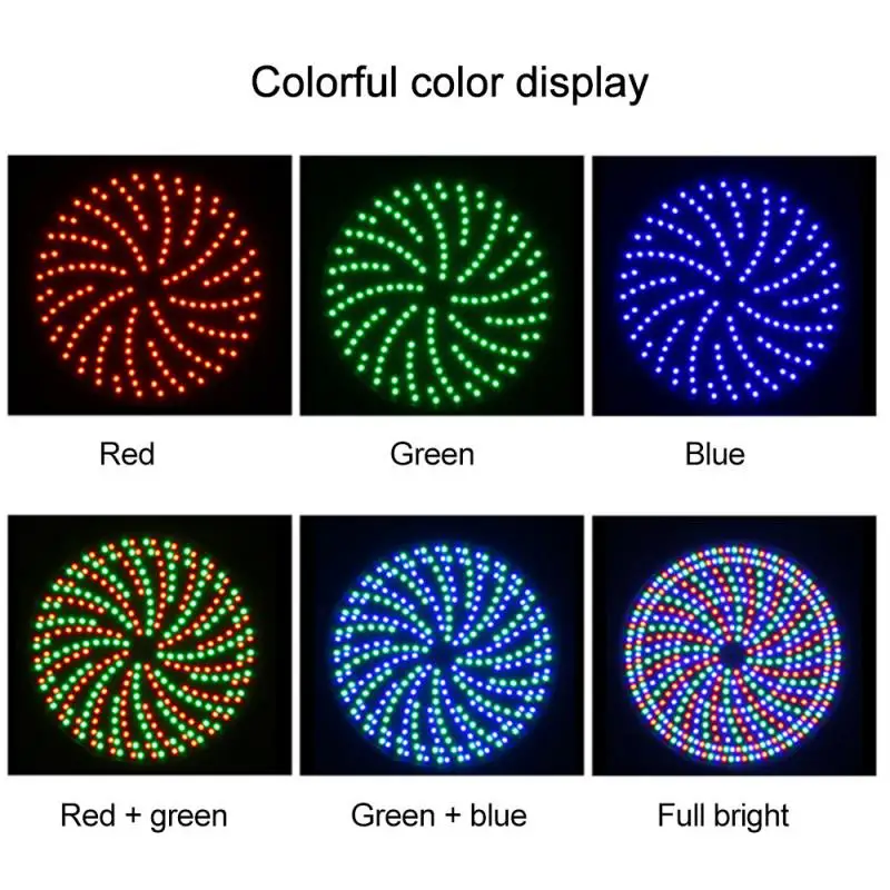 

Swimming Pool Light E27par56 Light Source 35W 45Wremote Control RGB120V RGB Colorful 18 Key Remote Control Underwater Night Lamp