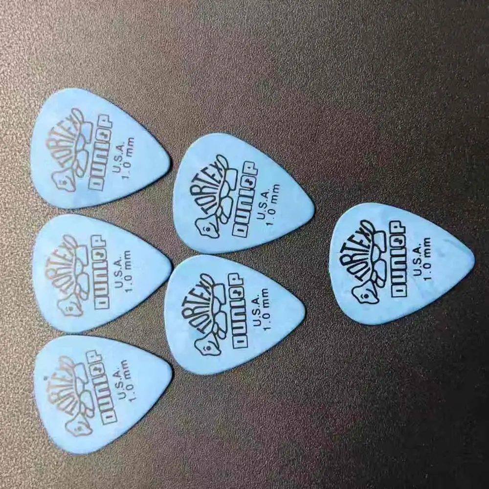 Dunlop Tortex Derlin медиаторы для гитары, медиаторы для акустической, классической, электрической и бас-гитары s - Цвет: 1.0mm