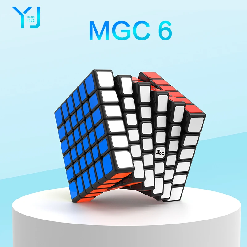 YJ MGC 6 м куб 6x6x6 Магнитный magico 65 мм липкий yongjun магнитов 6x6 скоростная головоломка cubo