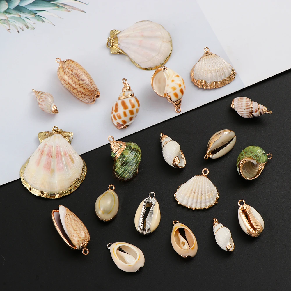 5 шт. натуральный морской ракушка для самостоятельного изготовления браслетов