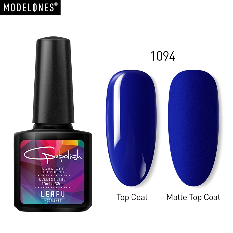 Modelones Синий Матовый Гель лак для ногтей впитывающий гель матовый топ покрытие Полупостоянный УФ ногтей|Гель