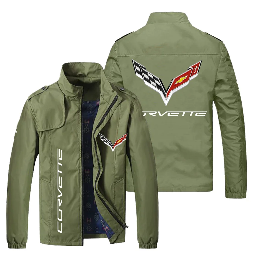

2021 father's Day gift new fashion brand logo printing high grade coat Street men's zipper cardigan slim fit coat