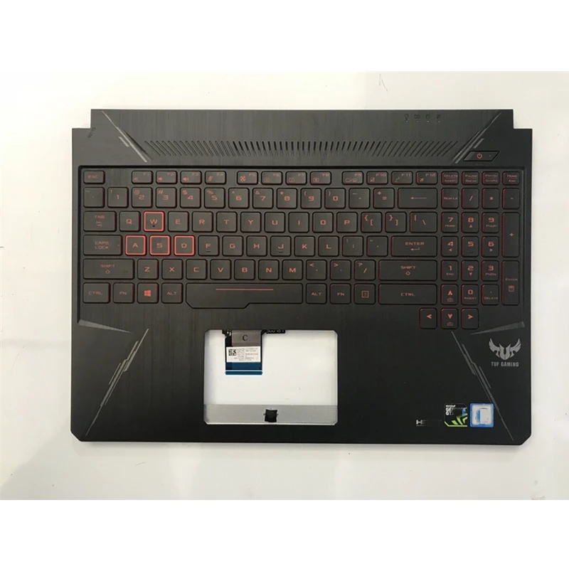 96% Новый/org plamrester Топ чехол для Asus TUF Gaming FX86 FX86S FX86F FX505 FX86FM FX504 15 6 &quotСША клавиатура