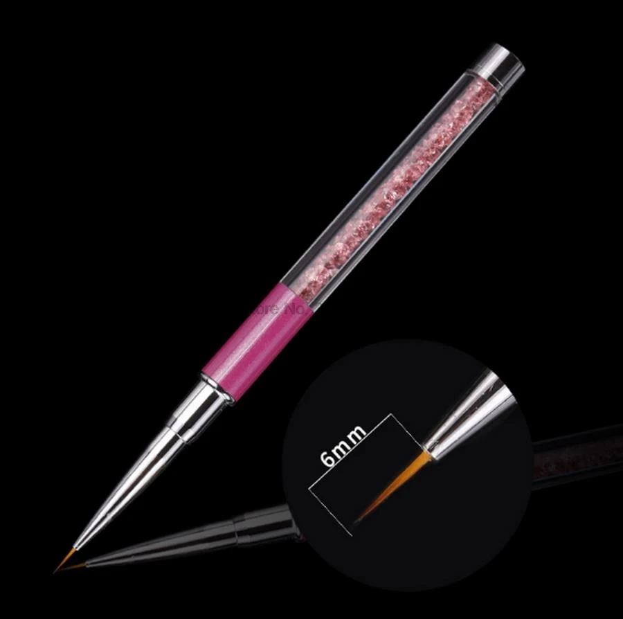 by dhl or ems 100sets Professional Multi-Function Crystal Pen Brush Painting Nail Art Acrylic UV Gel Tools brand | Красота и здоровье