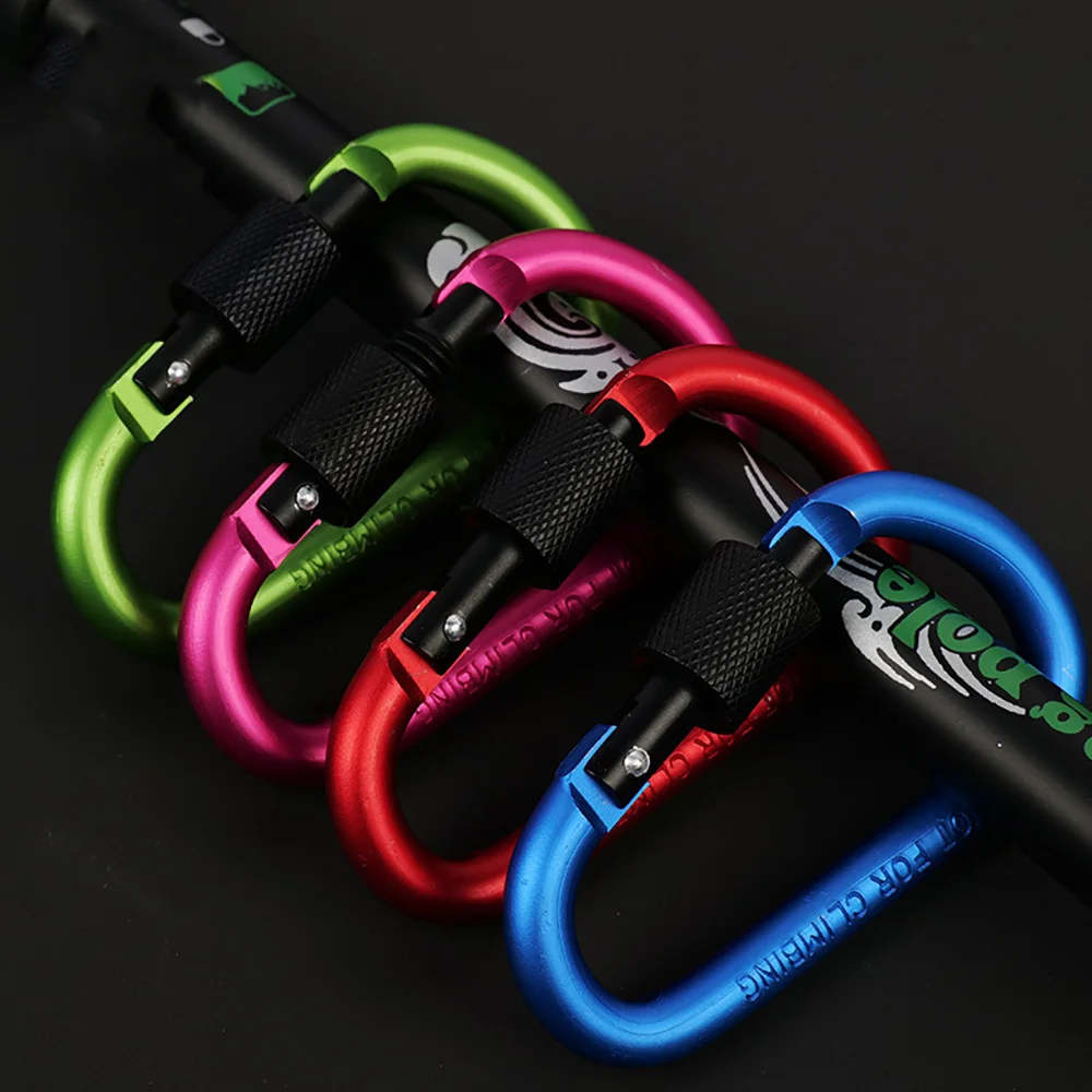 Открытый рюкзак для скалолазания карабин 8 см Алюминий d-образное кольцо ключей