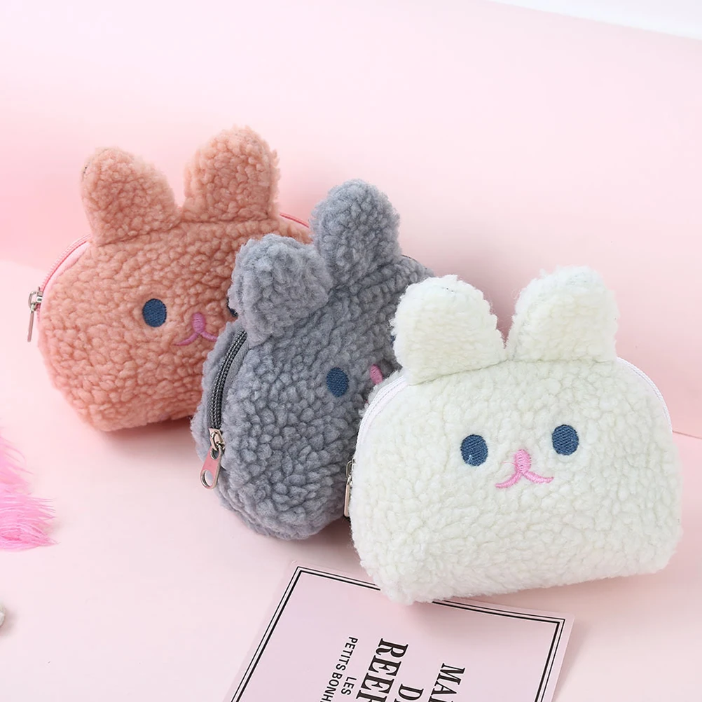 

Модный мягкий кошелек для монет, милый женский чехол для хранения ключей от телефона, милый кошелек для девочек, Чехол для карт, косметическ...