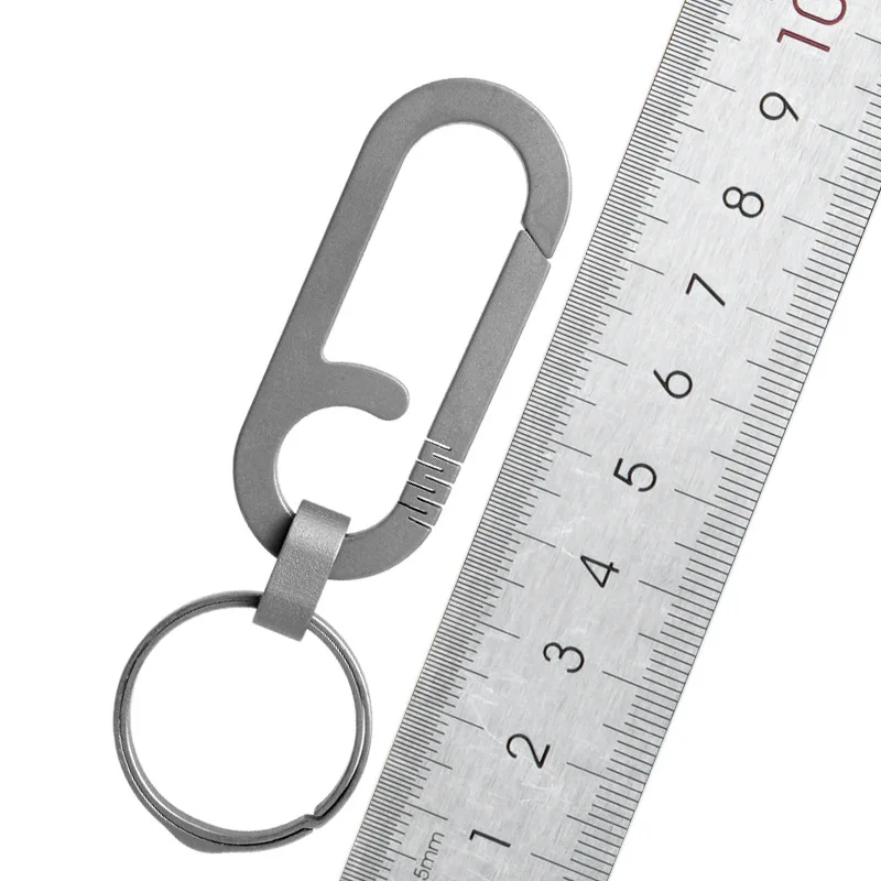 Роскошный брелок из настоящего титана мужской и женский автомобильный