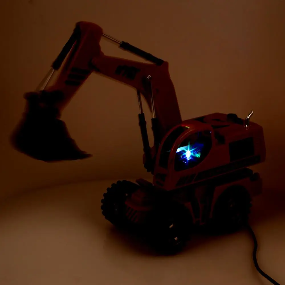 2019 4 канальный 1:24 RC экскаватор игрушка инженерный автомобиль пластиковый со