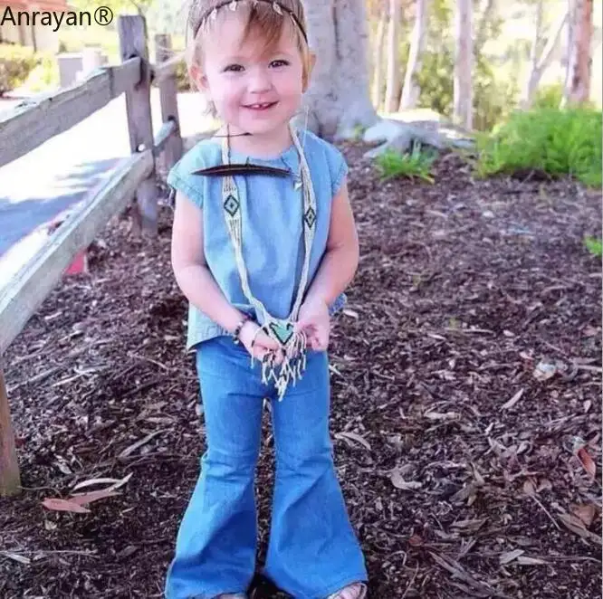 2020 новые детские леггинсы для девочек эластичные свободные расклешенные штаны