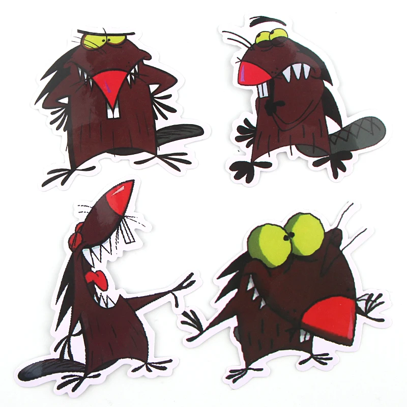 CA35 20 шт./компл. бобра смешанные наклейки для ноутбука скейтборд Чемодан стайлинга