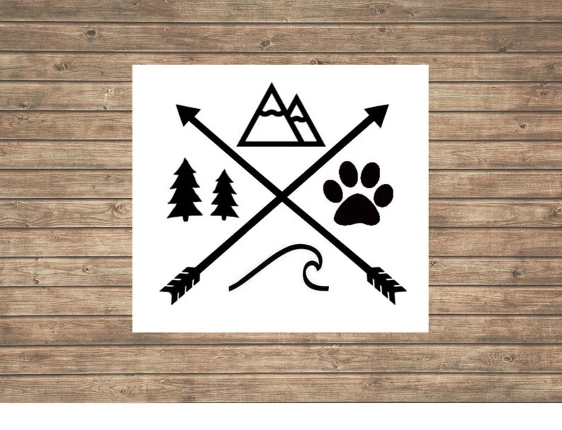 Новый дизайн наклейки для автомобиля с этническими животными виниловые классный