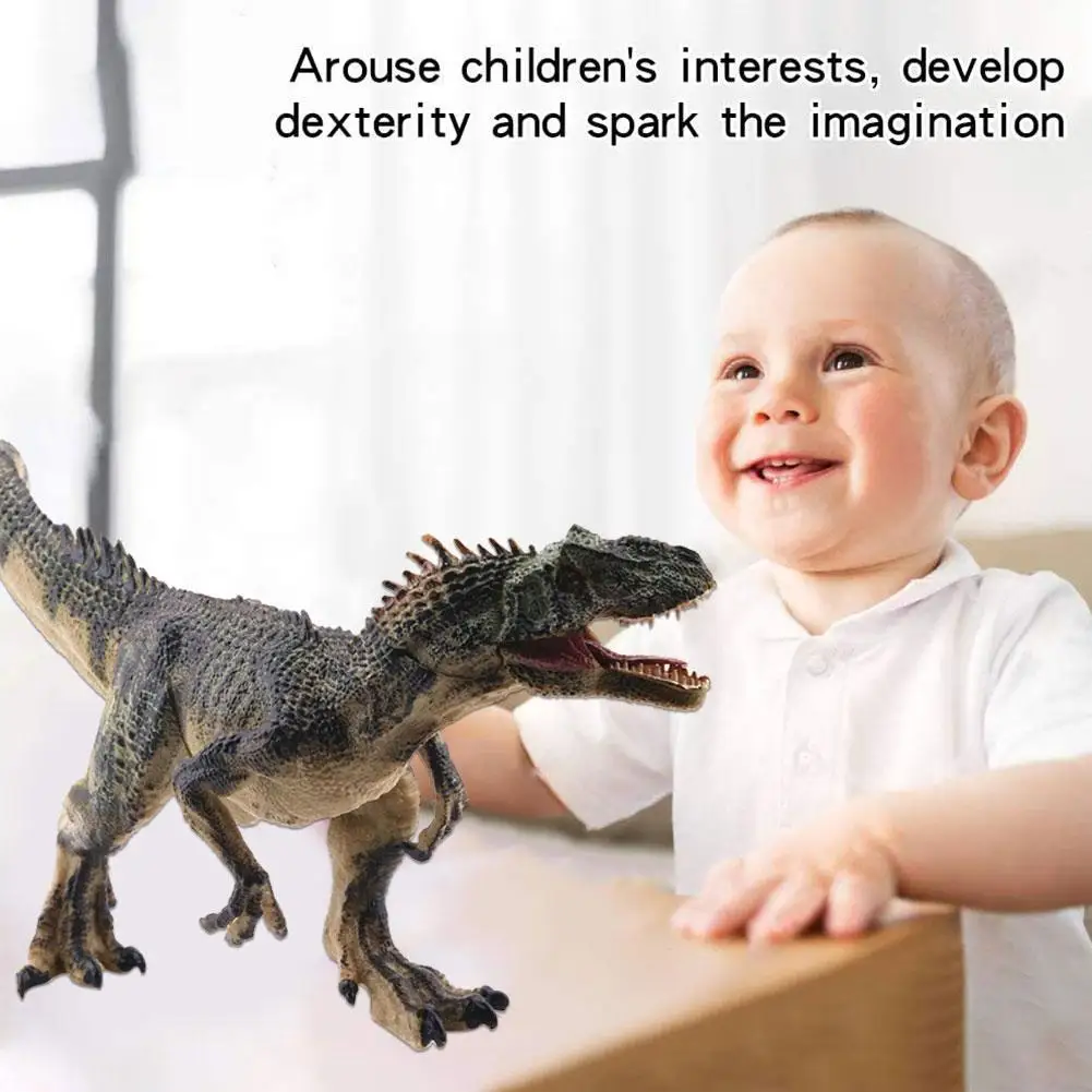 

Spinosaurus Dinosaur Models Toys Brown And Black Action Figures Toy Children Gift Allosaurus Learning Educational Collectio