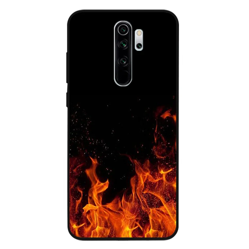 Мультяшный чехол для телефона с огнем и пламенем Xiaomi Redmi note 9 8 7 6 5 4 Pro S redmi 4A 4X Plus 5A 7A