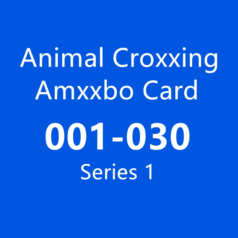 

Стандартная карта 001 ~ 030 Ntag215 Chip NFC Game Card для NS