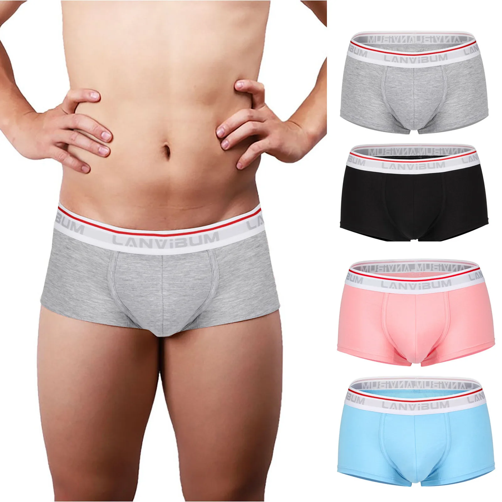 

Fashion Men's Boxer Shorts Panties Sexy Underwear Meal Underpants Fruit Color Cotton Comfortable Soft Brand High Quality Briefs