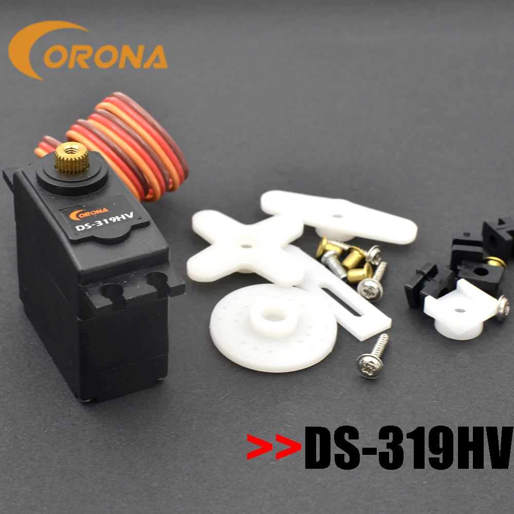 Цифровой Металлический Сервопривод Corona DS319HV 4 2 кг/сек./34 г|Детали и аксессуары| |
