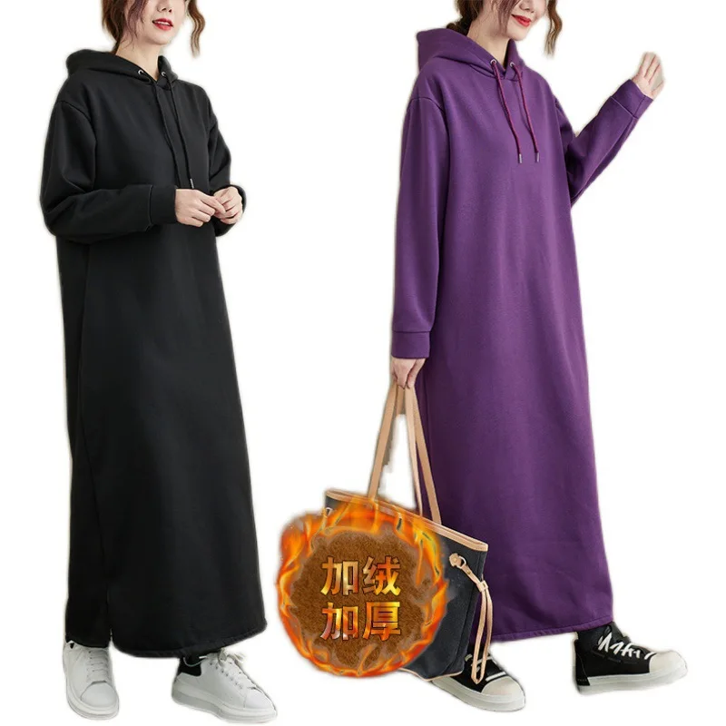 

Muslim Tracksuit Sport Long Dress Women Eid Abaya Kaftan Islamic Clothing Hoddies Abayas Vestidos Moroccan Caftan Robe Femme