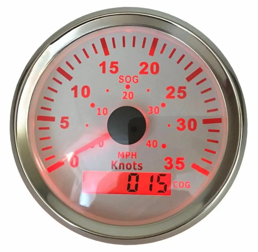 1 шт. 85 мм 0 40Mph Скорость ometers Mileometer 35knots GPS устройство 9 32 В пост для Лодка Авто с