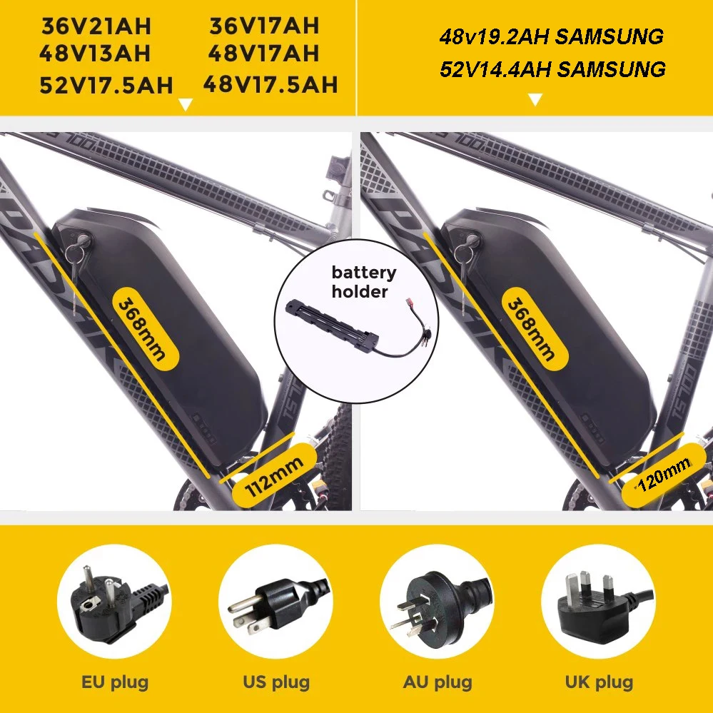 Bafang BBS02B 48В 750 Вт BBS02 8Fun мотор Средний привод электровелосипеда комплект