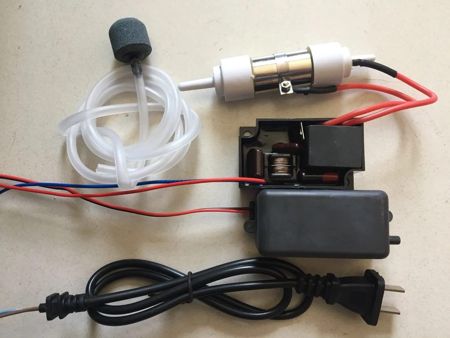 

Ozone Fruit and Vegetable Machine Complete Set 220v (110v) 500mg/h Ozone Tube Power Supply Air Pump Ozone Generator