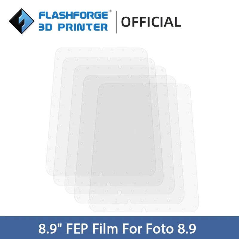 

Запчасти для 3D принтера SLA, пленка FEP для Flashforge Foto 8,9, 0,15 ММ, листы Fep из уф смолы, ЖК-принтер FEP, аксессуары для пленки