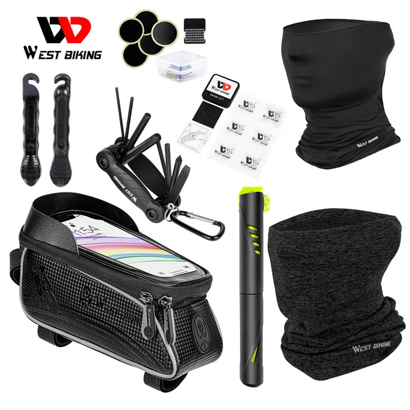 

WEST BIKING MTB дорожный велосипед набор инструментов включает в себя велосипедный насос сумка инструменты на открытом воздухе Велосипедное обор...