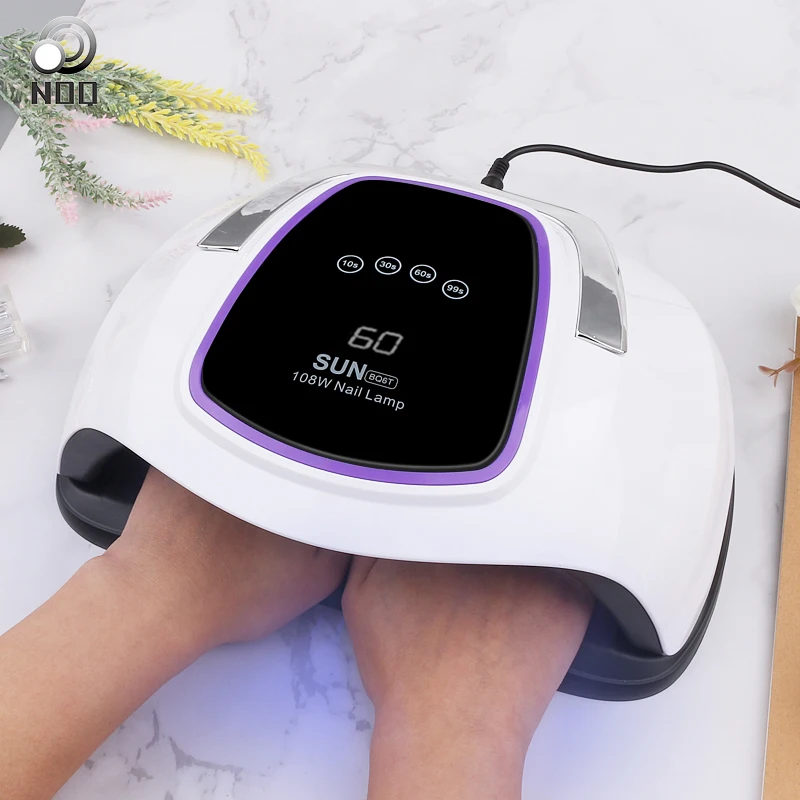 NOQ SUN BQ6T УФ лампа для ногтей Max72W светодиодная Сушилка маникюра 36 бусин льда