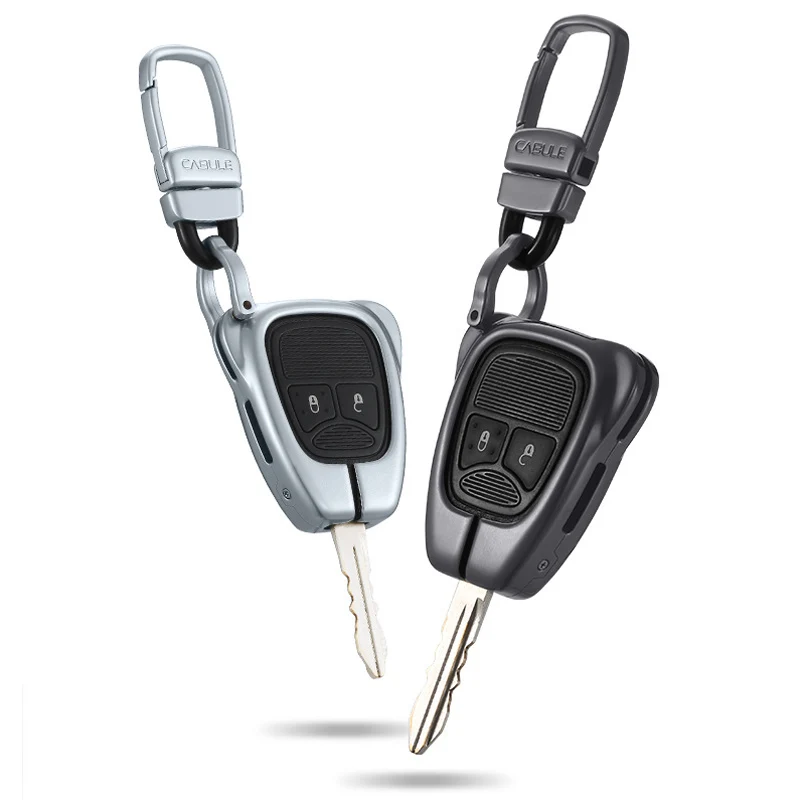 

Aluminum Alloy Car Key Case Cover For Jeep Wrangler Compass Liberty CHRYSLER 300 PT Cruiser Sebring For Dodge Caliber Nitro